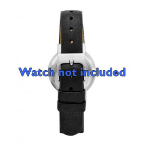 Horlogeband Skagen SKW2193 Leder Zwart 14mm